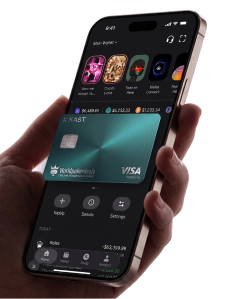 KAST app interface on a phone
